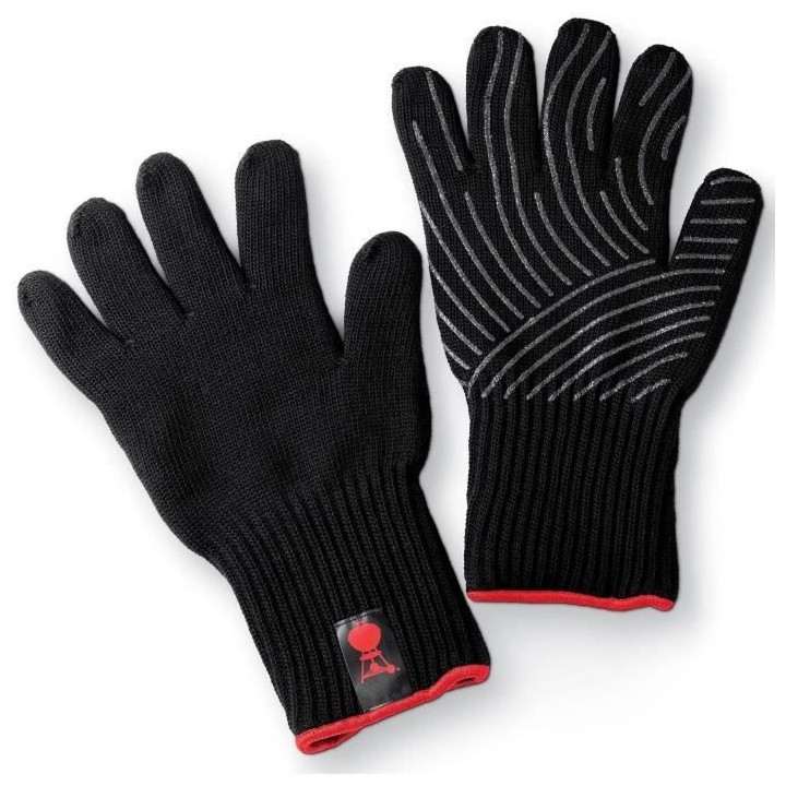 Gants spécial barbecue premium WEBER - Taille L/XL, noir