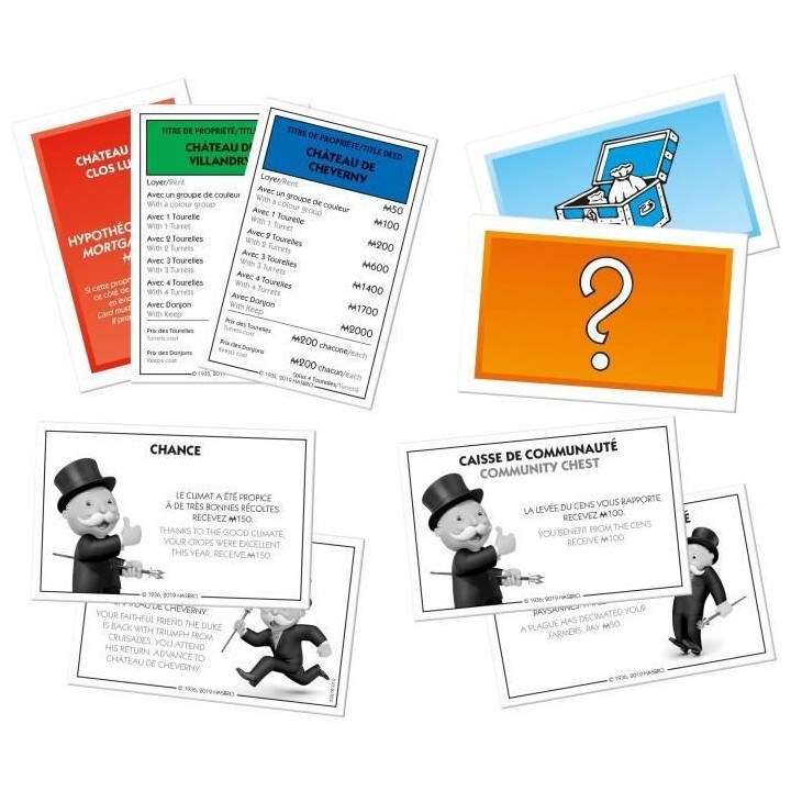 MONOPOLY CHATEAUX DE LA LOIRE - Jeu de plateau - WINNING MOVES