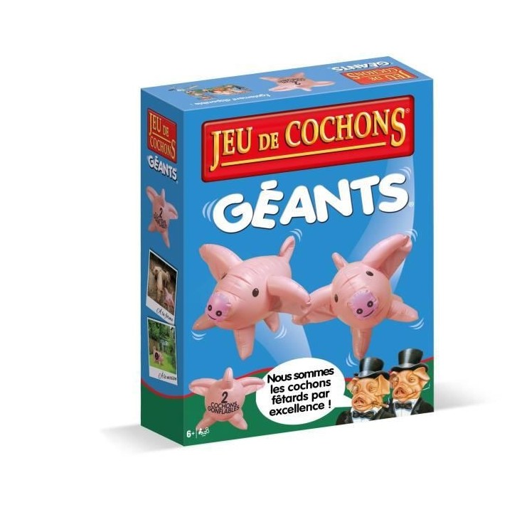 JEU DE COCHONS GEANTS - Jeu de plateau - WINNING MOVES