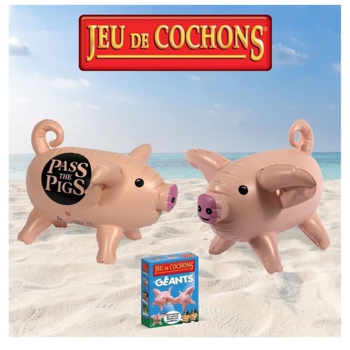 JEU DE COCHONS GEANTS - Jeu de plateau - WINNING MOVES