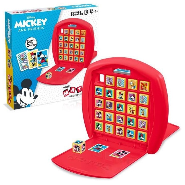 MATCH MICKEY ET SES AMIS - Jeu de plateau - WINNING MOVES