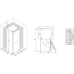 Réfrigérateur Combiné WINIA - WRD-H27NX - 2 portes - 262 Litres - l59,5 x L58 x h 186cm - Inox