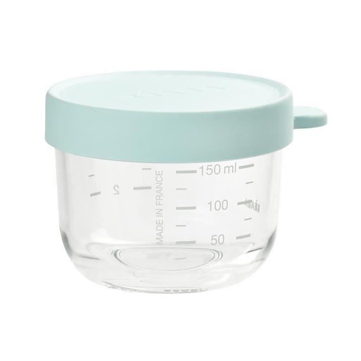 BEABA Portion Conservation Repas Bébé/Verre Extra Résistant, Made i