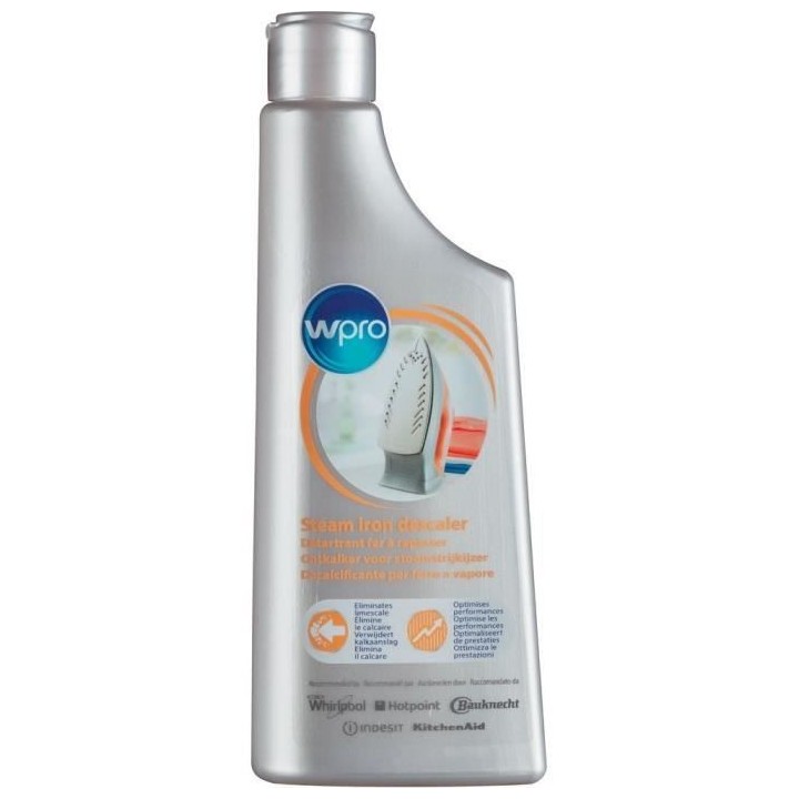 WPRO ILD222 Détartrant pour fer a repasser 250ml