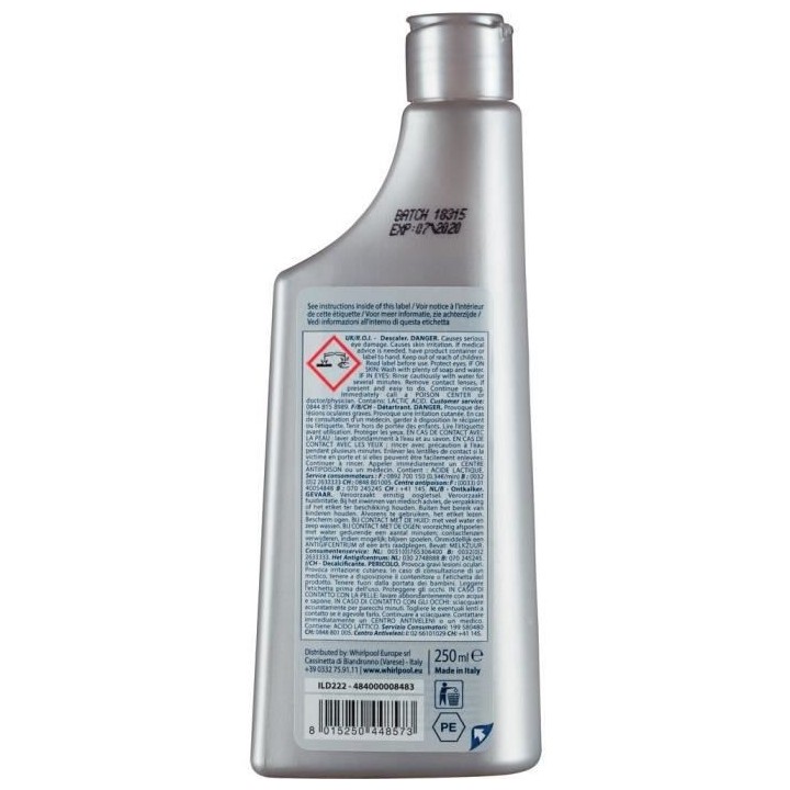 WPRO ILD222 Détartrant pour fer a repasser 250ml