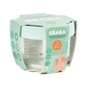 BEABA Portion Conservation Repas Bébé/Verre Extra Résistant, Made in France, 150 ml light blue