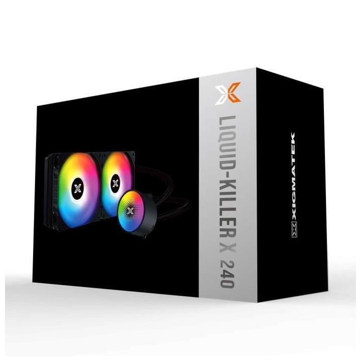 Watercooling CPU - XIGMATEK - Liquid Killer X 240 - Noir - 2x120mm