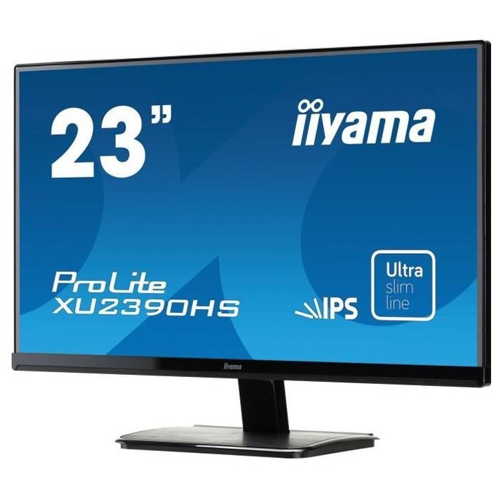 Ecran PC - IIYAMA ProLite XU2390HS-B1 - 23 FHD - Dalle IPS - 4ms - VGA