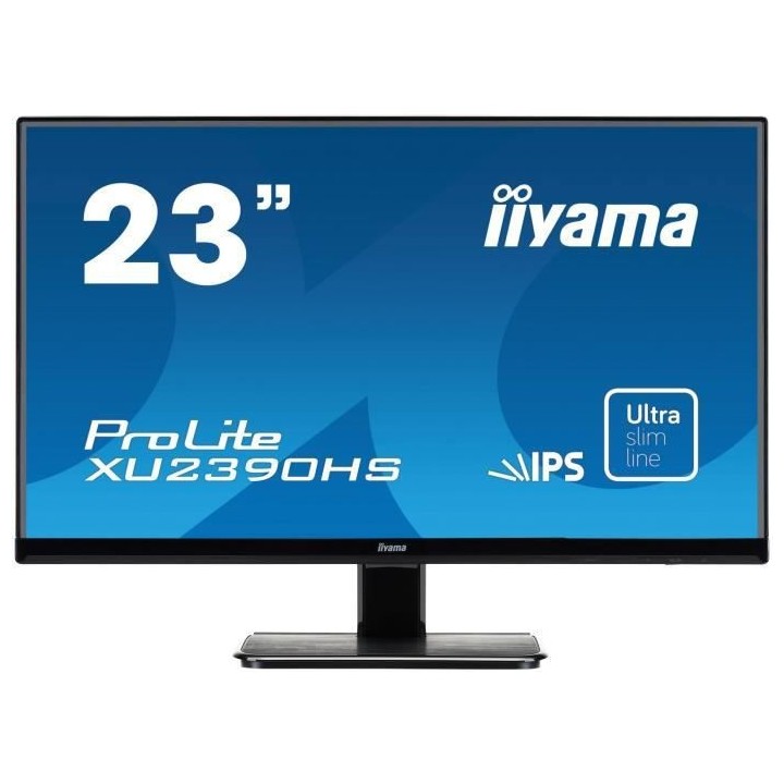 Ecran PC - IIYAMA ProLite XU2390HS-B1 - 23 FHD - Dalle IPS - 4ms - VGA