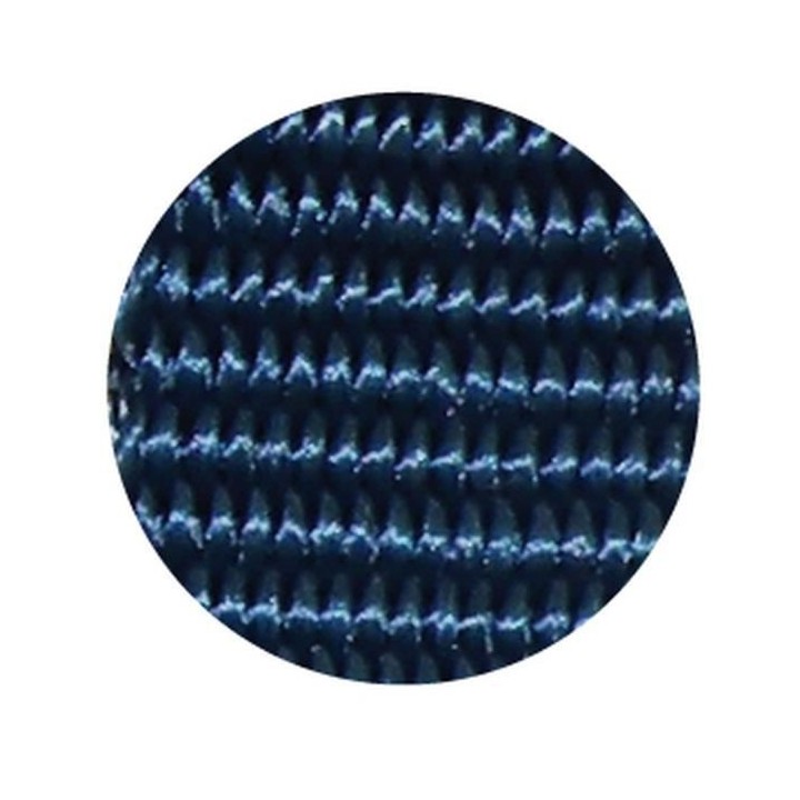 YAGO Collier Classique Bleu en Nylon pour moyen chien, taille M 34-53