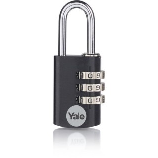 YALE -YE3CB/20/121/1/BK - Cadenas aluminium - combinaison 20 mm - anse
