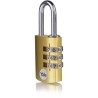 YALE -YE3CB/38/131/1/GO - Cadenas aluminium - combinaison 38 mm - anse acier - Or - code 4 chiffres