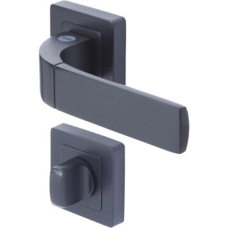 YALE - YPP7-B-CB Poignée de porte carrée de 7 noir YALE - Modele Bol