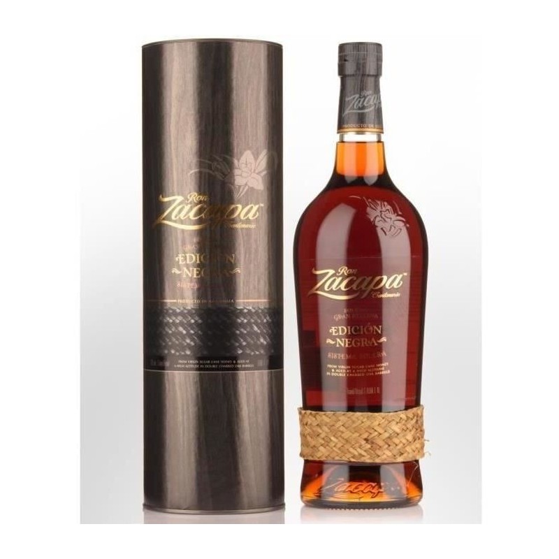 Rhum Zacapa Edicion Negra - Rhum Hors d'âge - Guatemala - 43%vol - 70cl