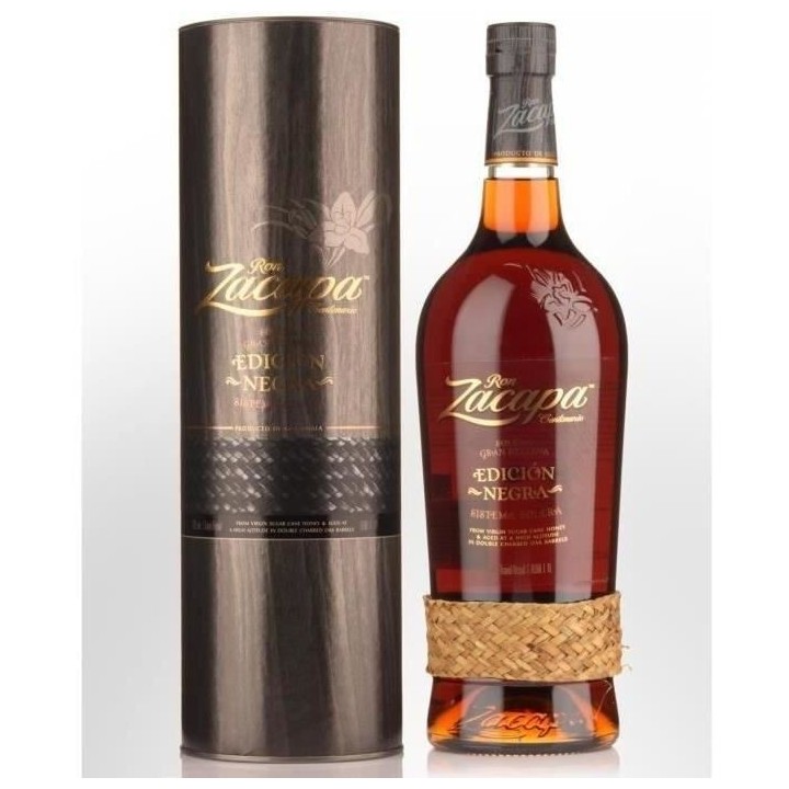 Rhum Zacapa Edicion Negra - Rhum Hors d'âge - Guatemala - 43%vol - 70