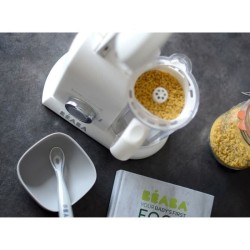 BEABA, Babycook Solo, Robot bébé 4 en 1, Cuiseur, Mixeur - Blanc