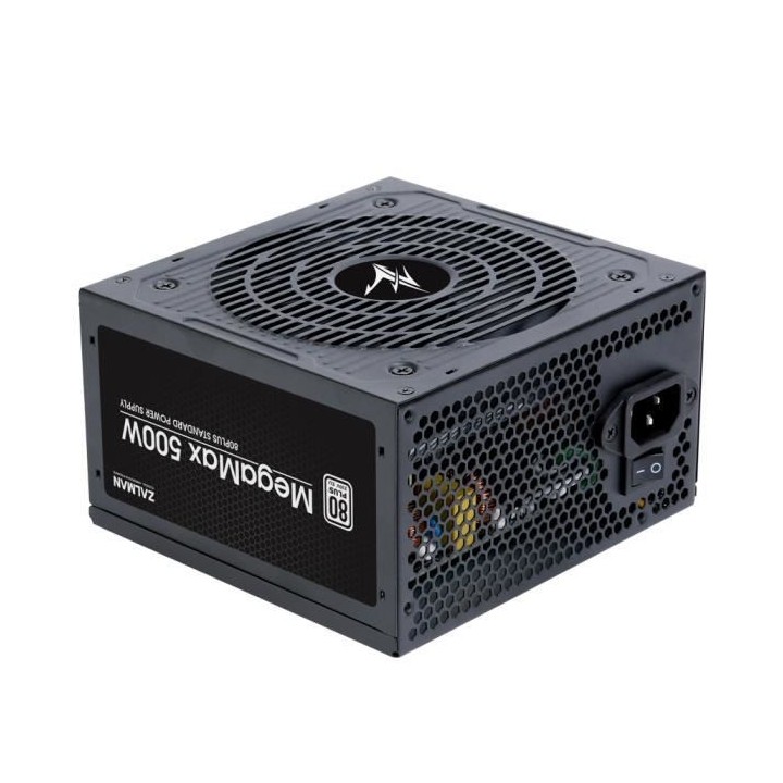 Alimentation PC - ZALMAN - MegaMax 500W V2 (80Plus 230V EU) (ZM500-TXI