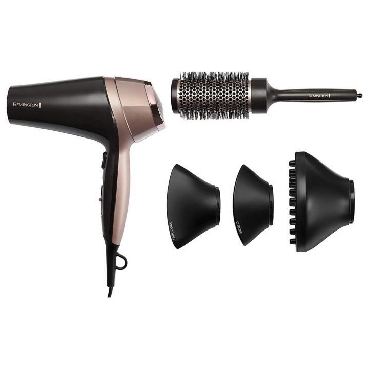 Remington D5706 Coffret Coiffure, Seche-Cheveux Ionique Curl Confidenc