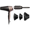 Remington D5706 Coffret Coiffure, Seche-Cheveux Ionique Curl Confidence 2200W, Brosse 45mm, Grille Céramique, Léger, Silencieu