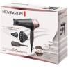 Remington D5706 Coffret Coiffure, Seche-Cheveux Ionique Curl Confidence 2200W, Brosse 45mm, Grille Céramique, Léger, Silencieu