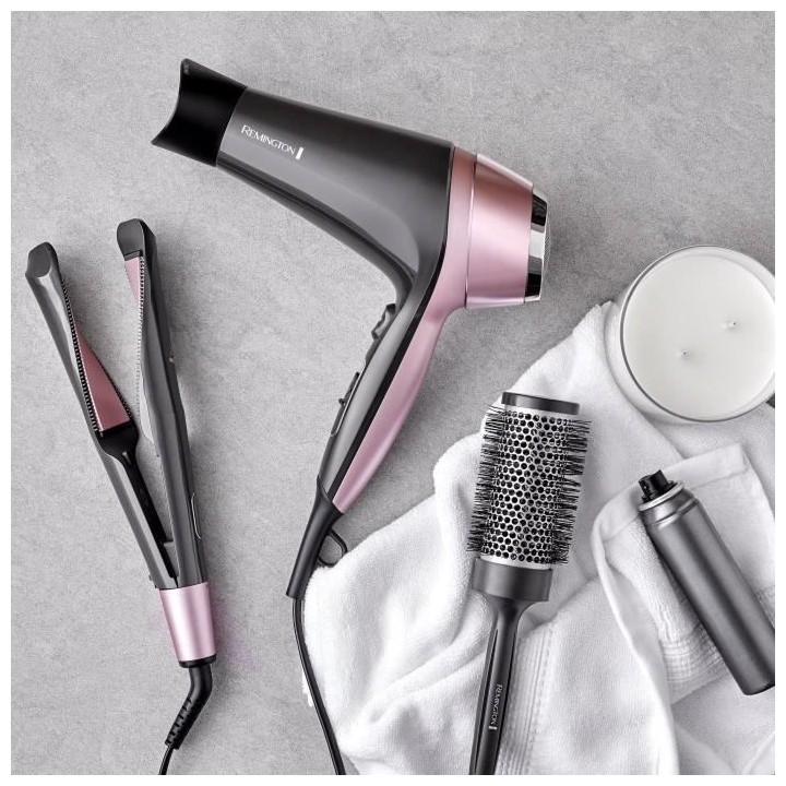 Remington D5706 Coffret Coiffure, Seche-Cheveux Ionique Curl Confidenc