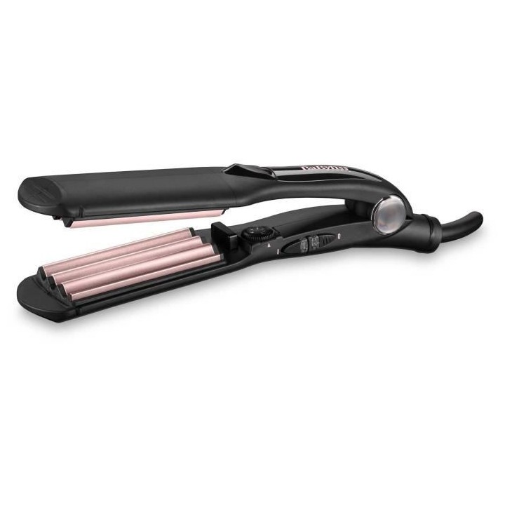 Fer a gaufrer - BABYLISS 2165CE - Plaques large de 35 mm - 10 tempéra