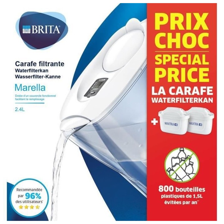 CARAFE MARELLA 2 MOIS BLANCHE