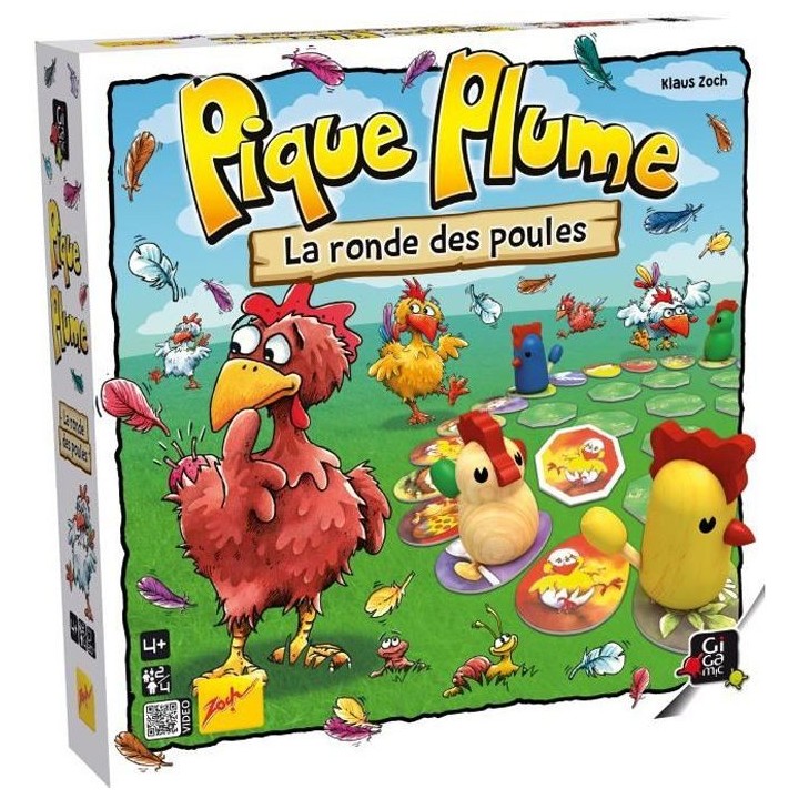 Pique plume - Jeu de société enfant - GIGAMIC