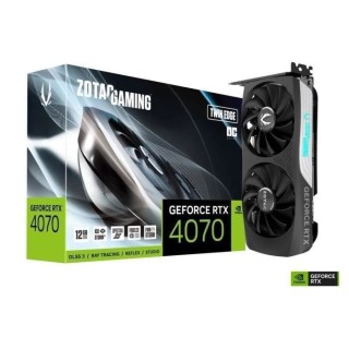 ZOTAC - Nvidia - Carte Graphique - GeForce RTX 4070 Twin Edge OC - 12G