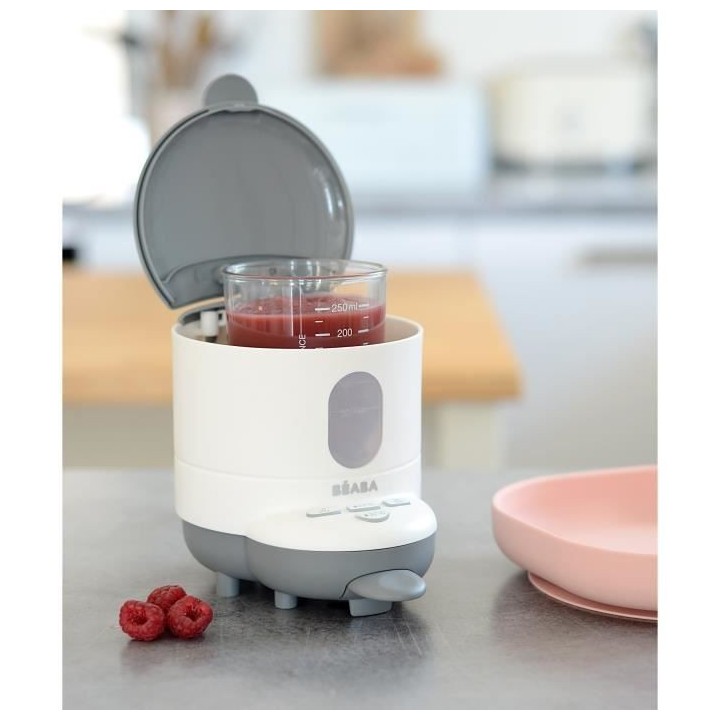 Béaba Biberonnerie Bib'Expresso Préparateur de Biberon Gris Blanc