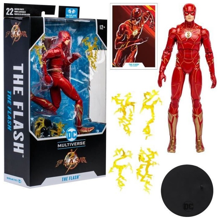 DC THE FLASH MOVIE - THE FLASH ( HERO COSTUME) - 18CM - LANSAY