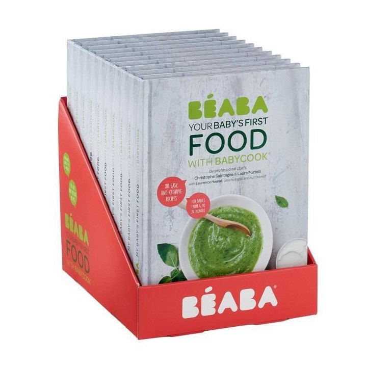 BEABA Livre Mes Premiers repas avec Babycook - Version ENG