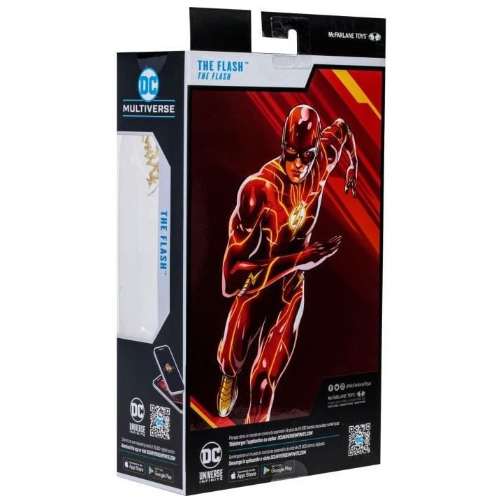 DC THE FLASH MOVIE - THE FLASH ( HERO COSTUME) - 18CM - LANSAY