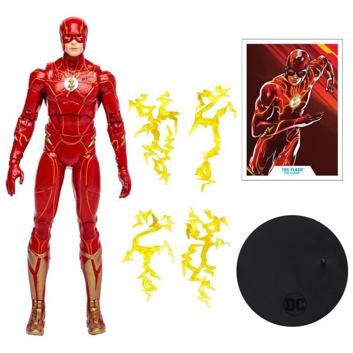 DC THE FLASH MOVIE - THE FLASH ( HERO COSTUME) - 18CM - LANSAY