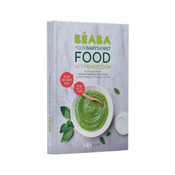 BEABA Livre Mes Premiers repas avec Babycook - Version ENG