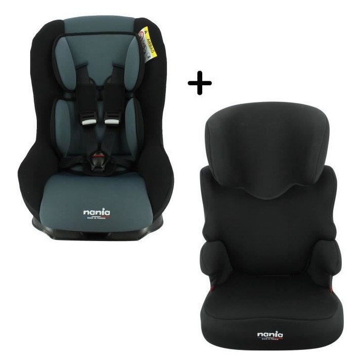 NANIA - Pack siege auto MAXIM Groupe 0/1 (0-18Kg) + siege auto BEFIX G