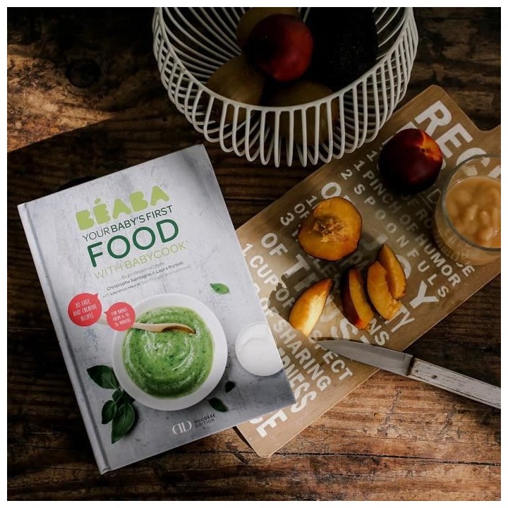 BEABA Livre Mes Premiers repas avec Babycook - Version ENG