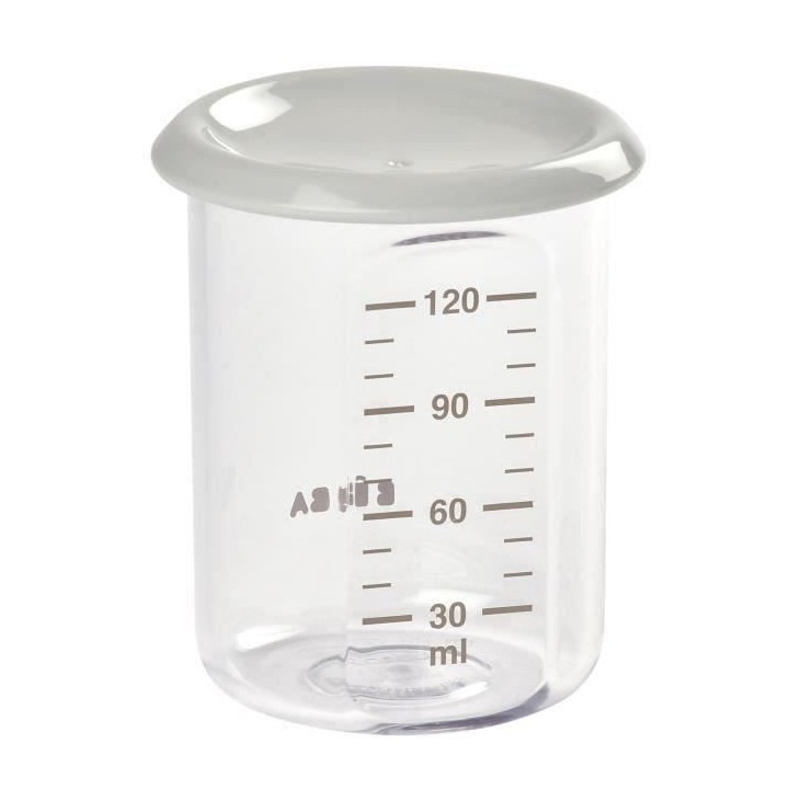Béaba Portion Pot de Conservation en Tritan Gris 120ml