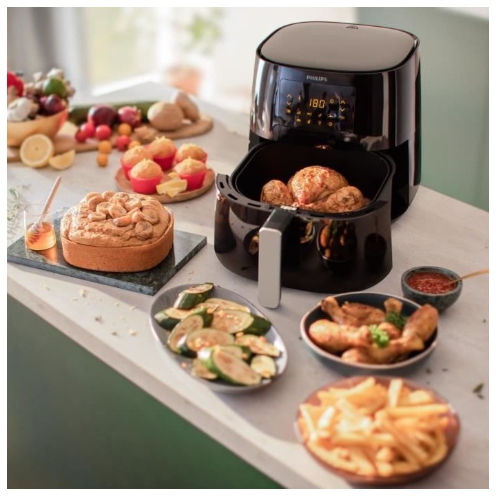 Friteuse sans huile PHILIPS Airfryer XL Série 3000 HD9270/70, 1,2 kg,