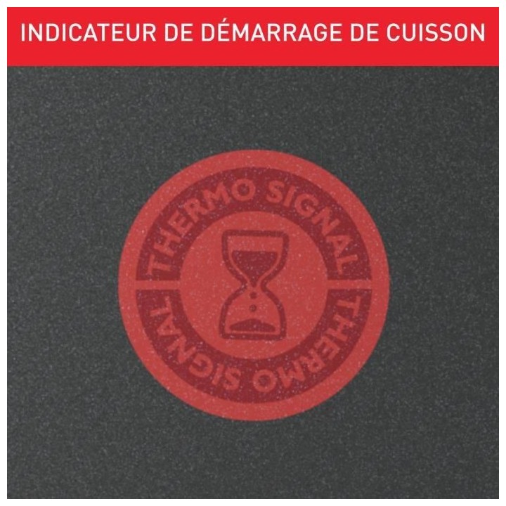 TEFAL Sauteuse 24 cm, Induction, Revetement antiadhésif, Couvercle ve