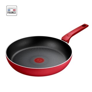 TEFAL Faitout 24 cm, Induction, Revetement antiadhésif, Couvercle ver