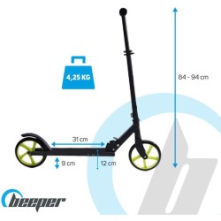 Trottinette mecanique Enfant et ado 6-15 Ans Pliable - NOUVEAUTƒ BEEPER FW20