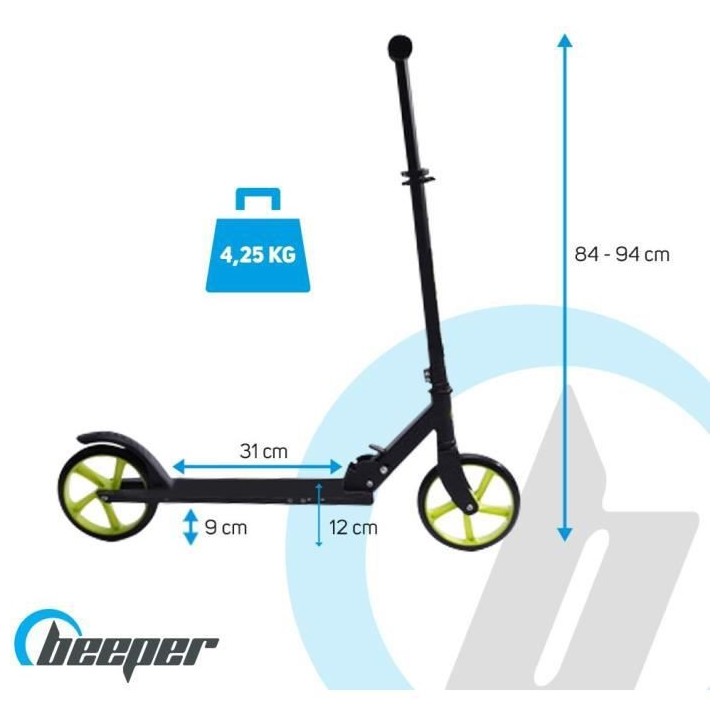 Trottinette mecanique Enfant et ado 6-15 Ans Pliable - NOUVEAUTƒ BEEP