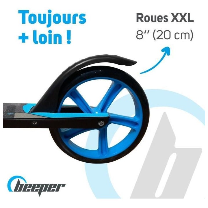 Trottinette mecanique Enfant et ado 6-15 Ans Pliable - NOUVEAUTƒ BEEP