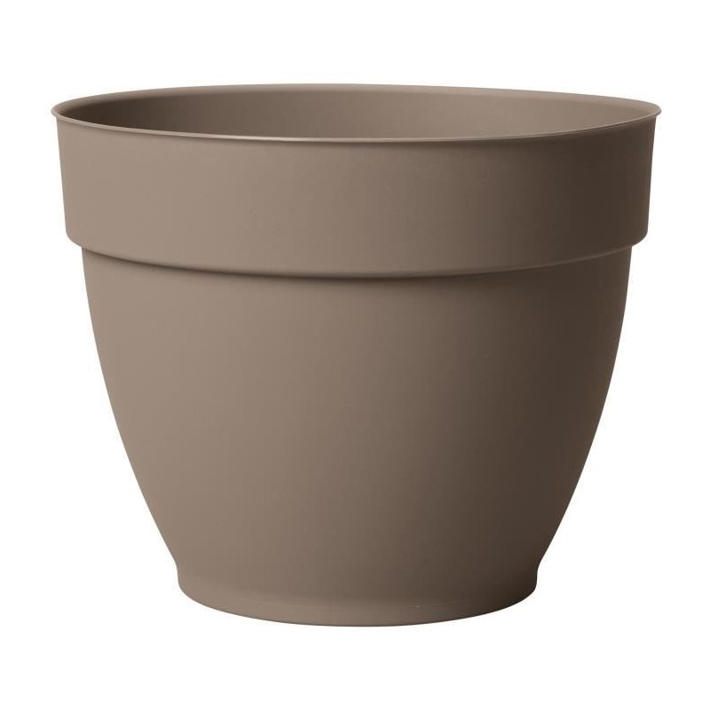 DEROMA Pot de fleurs Ninfea R camel a réserve d'eau - Coloris taupe - 52cm