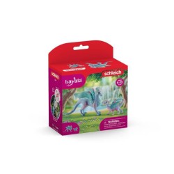 Schleich - Dragon aux fleurs avec son petit - 70592