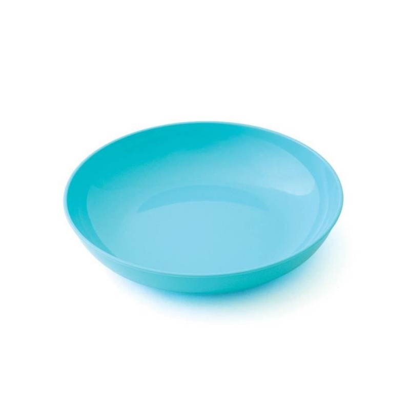 MILL'O BÉBÉ Assiette micro-ondable Polypropylene 18,5 CM Bleu lagon opaque