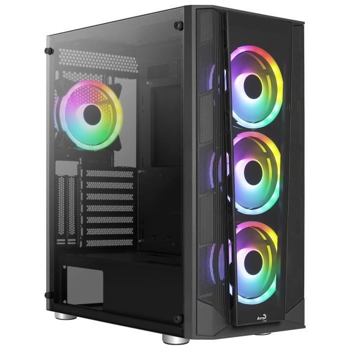 AEROCOOL - Prism G V2 FRGB - Boîtier PC - Moyen Tour - Noir (ACCM-PB2