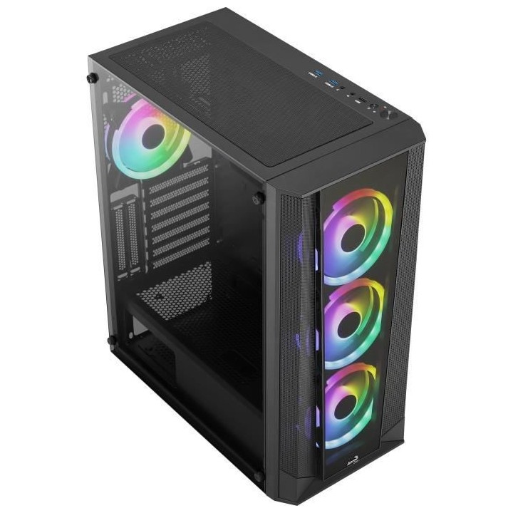 AEROCOOL - Prism G V2 FRGB - Boîtier PC - Moyen Tour - Noir (ACCM-PB2