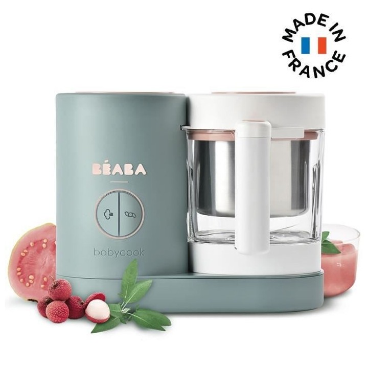 BEABA Babycook Neo - Robot culinaire bébé multifonction 4en1 - Cuit